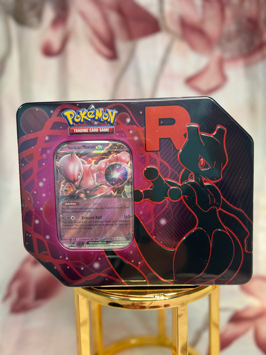 Team Rocket Tin [Team Rocket's Mewtwo ex] SEALED